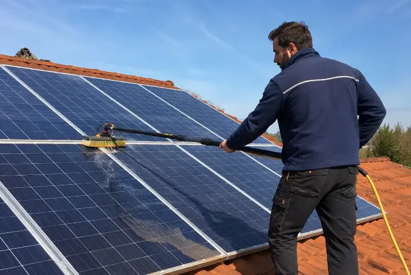 Nettoyage et entretien de panneaux solaires à Grignols